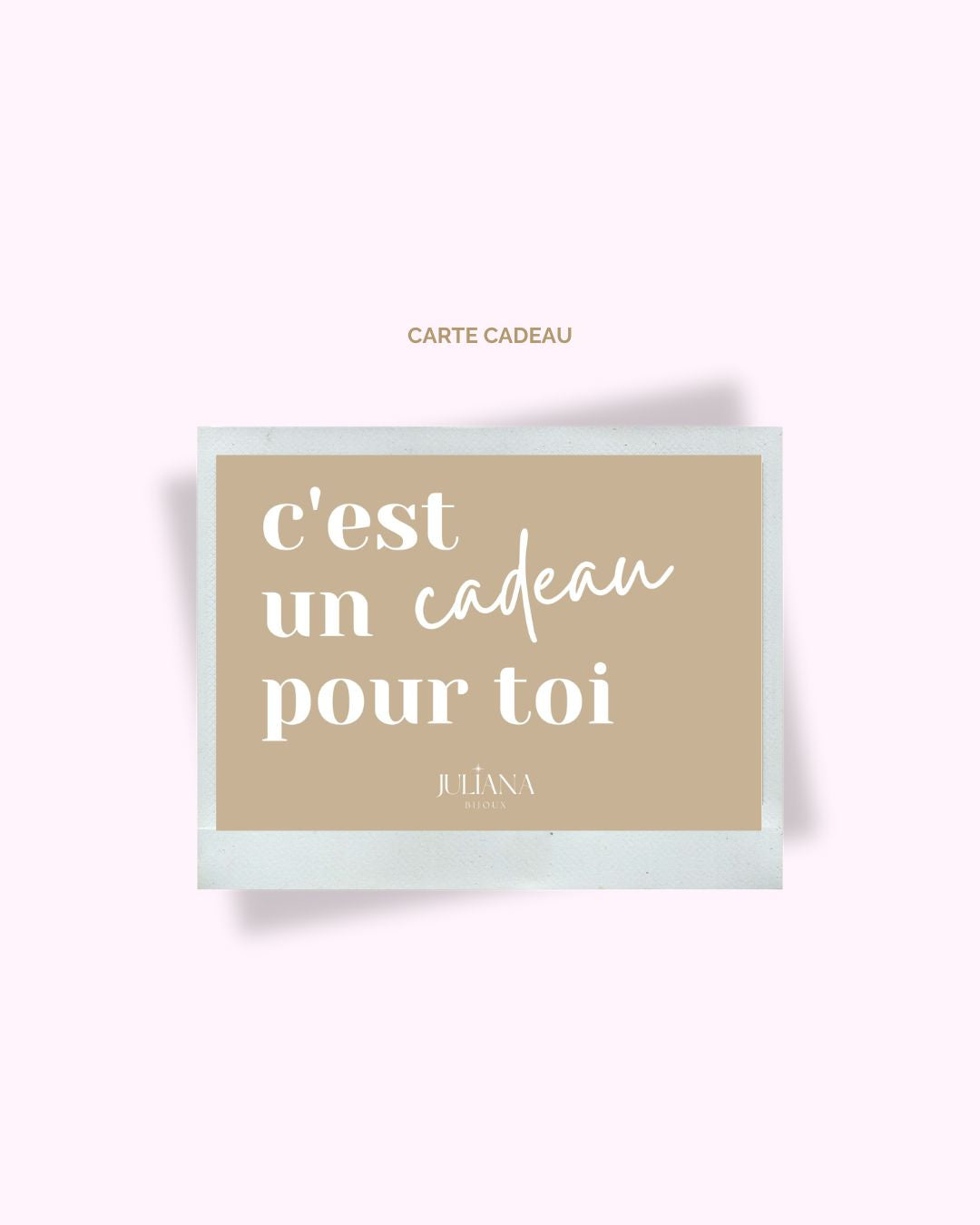 Carte Cadeau Juliana Bijoux