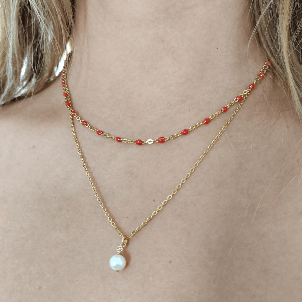 Collier Ruby - Juliana Bijoux